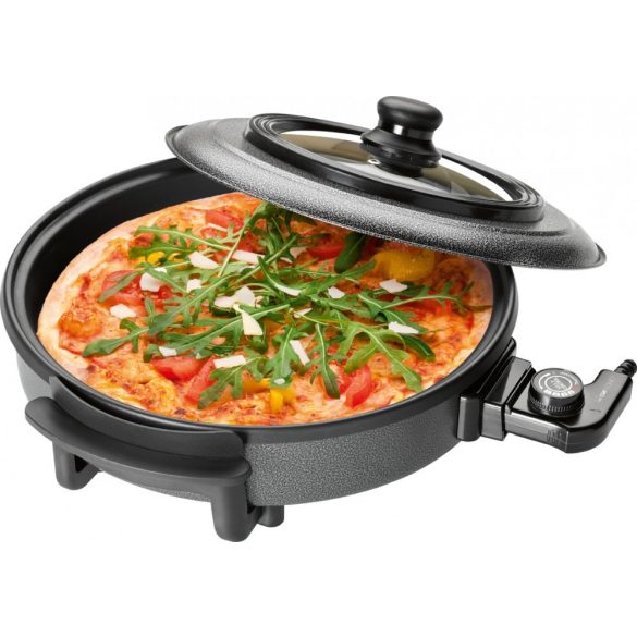 Clatronic PP 3402 fekete 36x3,5cm Pizza Party főzőedény